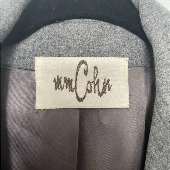 Fleurette vintage Merino Extra Fine Virgin Wool Open Front Coat M/L - Picture 4 of 10